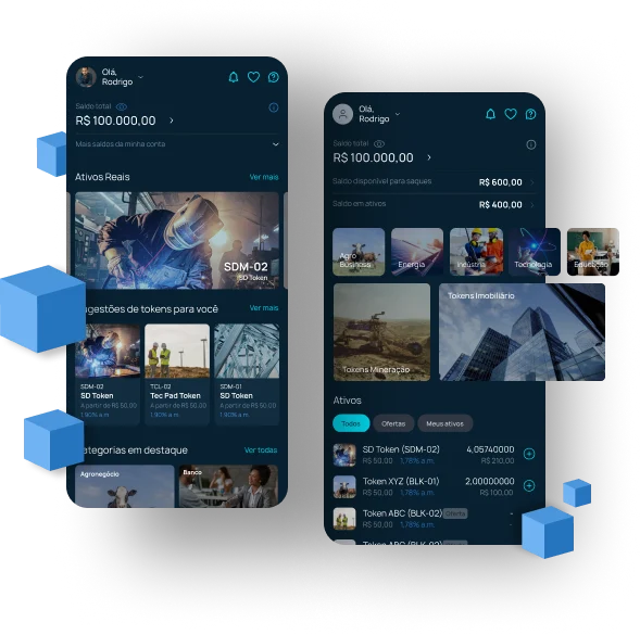 Tokenização e originação de Ativos Reais: Dashboard BLOCKBR
